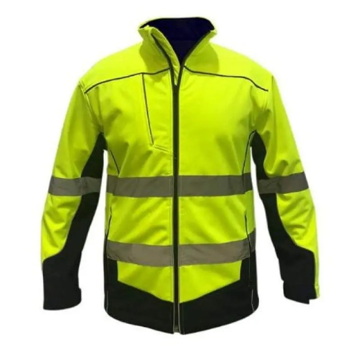 Picture of Tru Workwear, Jacket, Soft Shell, Poly/Spandex, Piping, Reflective Tape